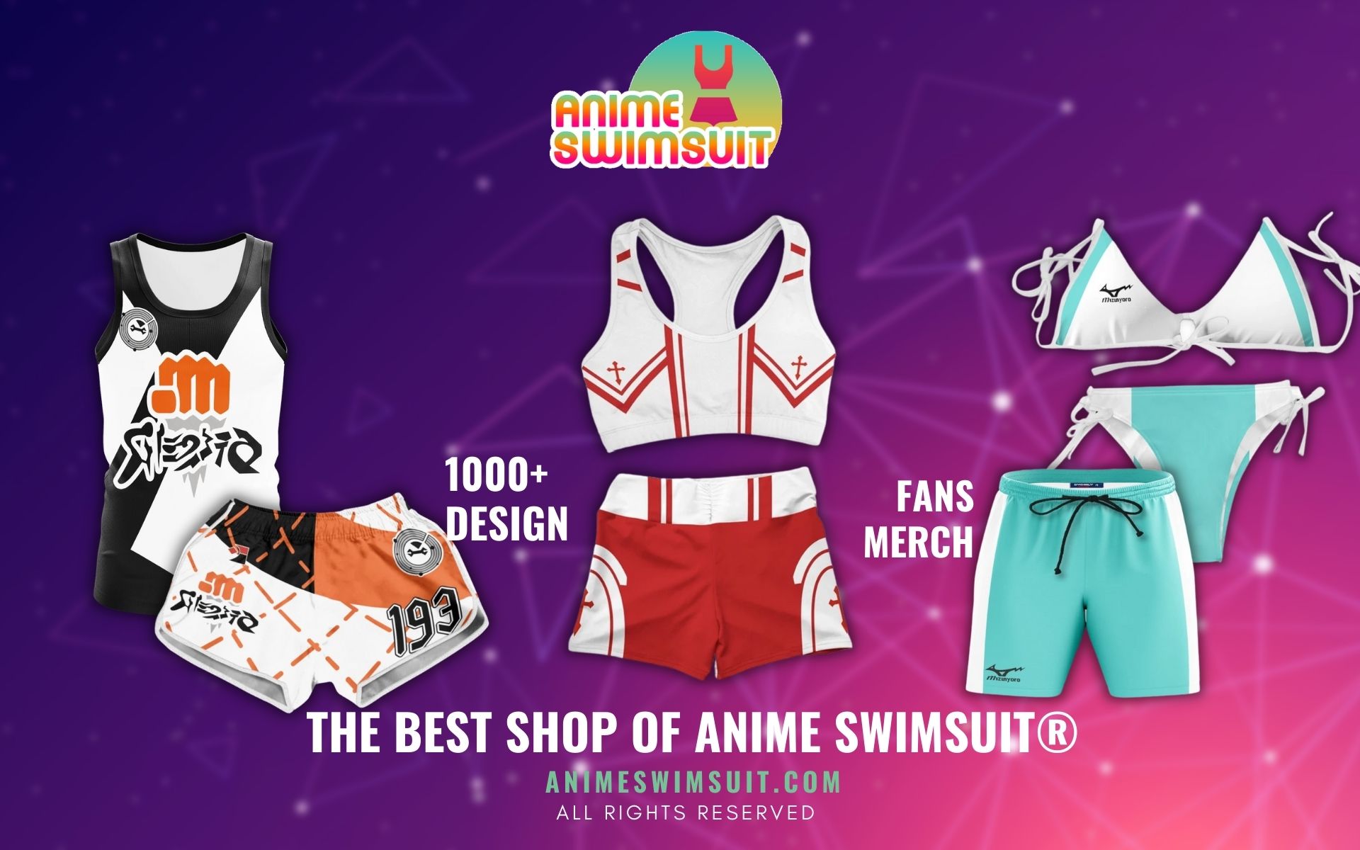 Anime Swimsuit Merch Web Banner - Anime Swimsuits