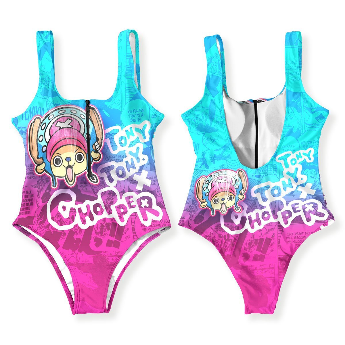 Chopper Summer One Piece Swimsuit FDM3107 XS Official Anime Swimsuit Merch