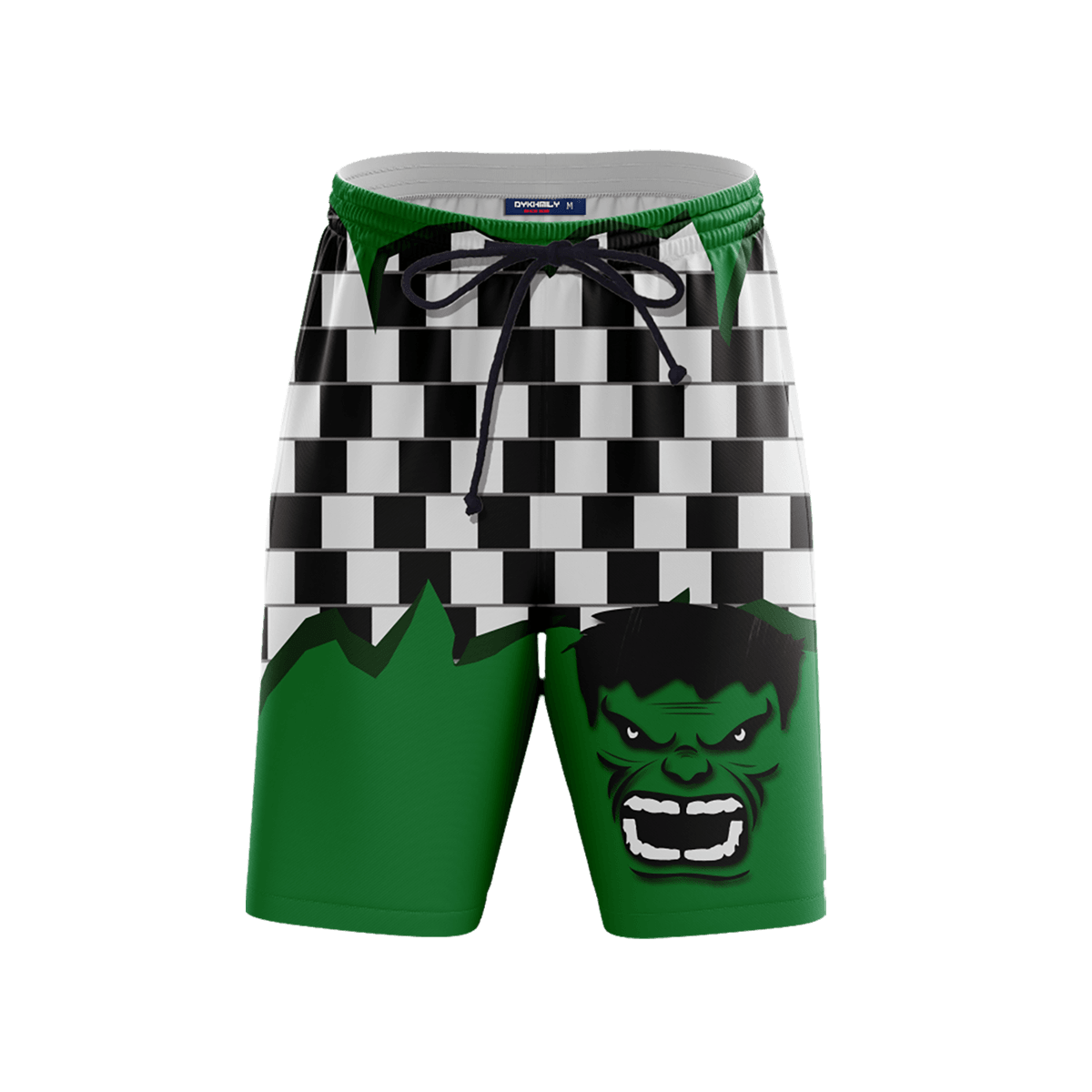 Green Hulk Beach Shorts FDM3107 S Official Anime Swimsuit Merch