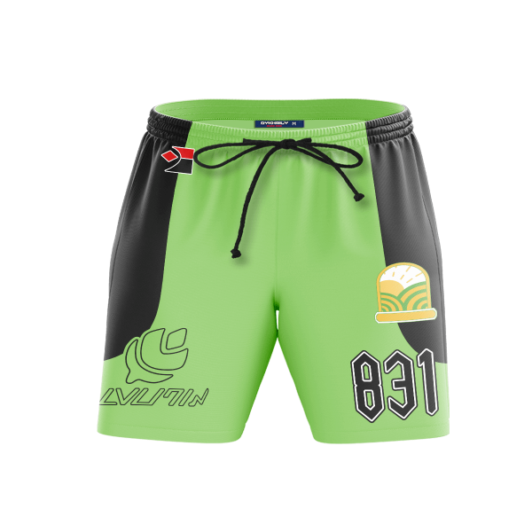 Pokemon Grass Uniform Beach Shorts FDM3107 S Official Anime Swimsuit Merch