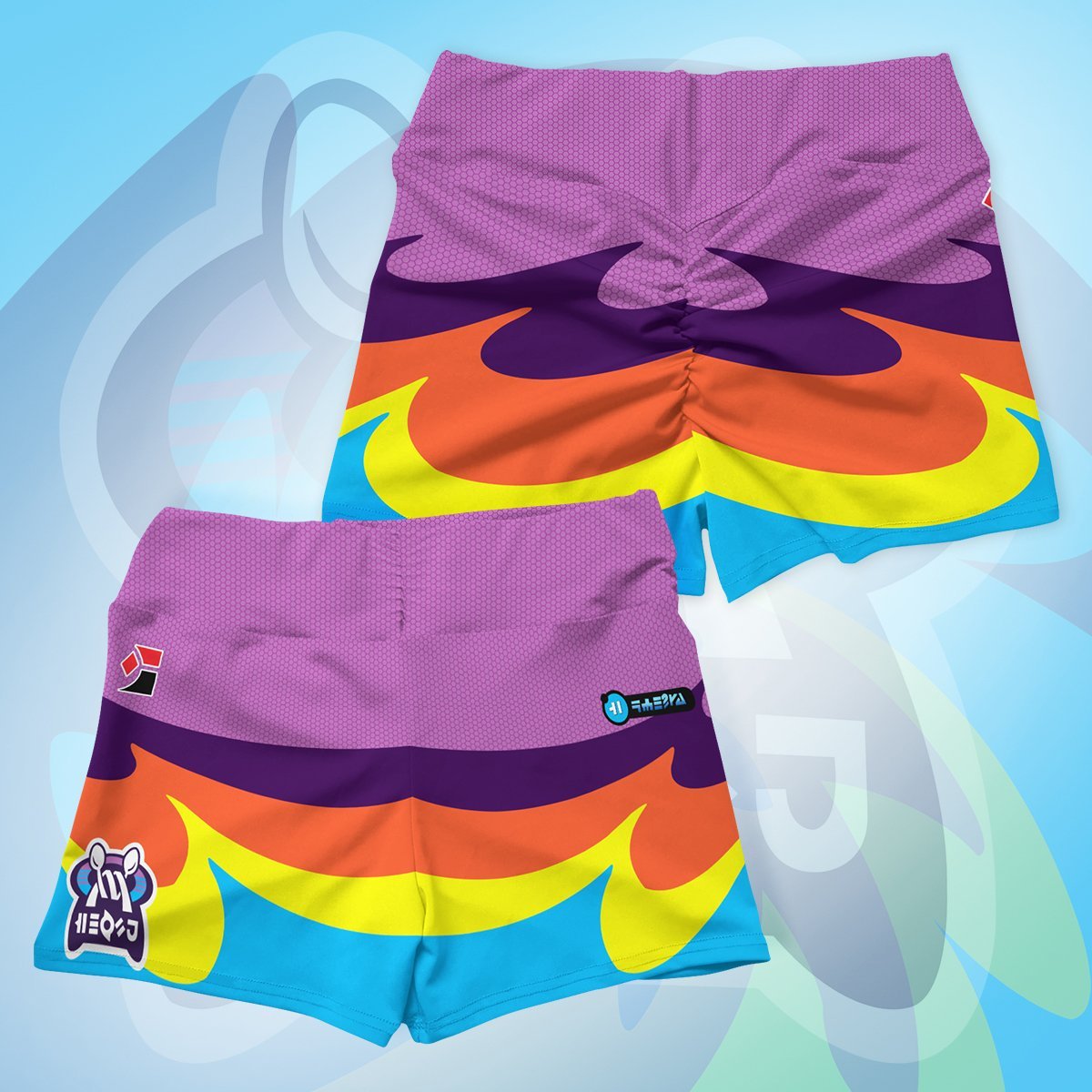 pokemon psychic uniform active wear set 671690 - Anime Swimsuits