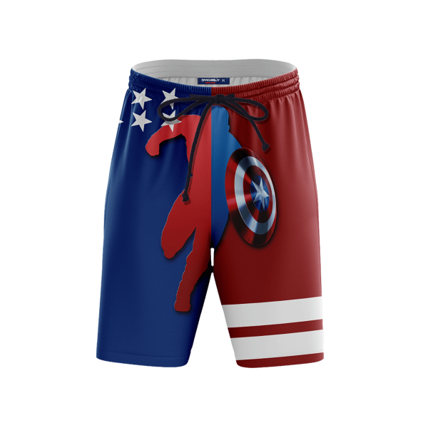 Stars and Stripes Beach Shorts FDM3107 S Official Anime Swimsuit Merch