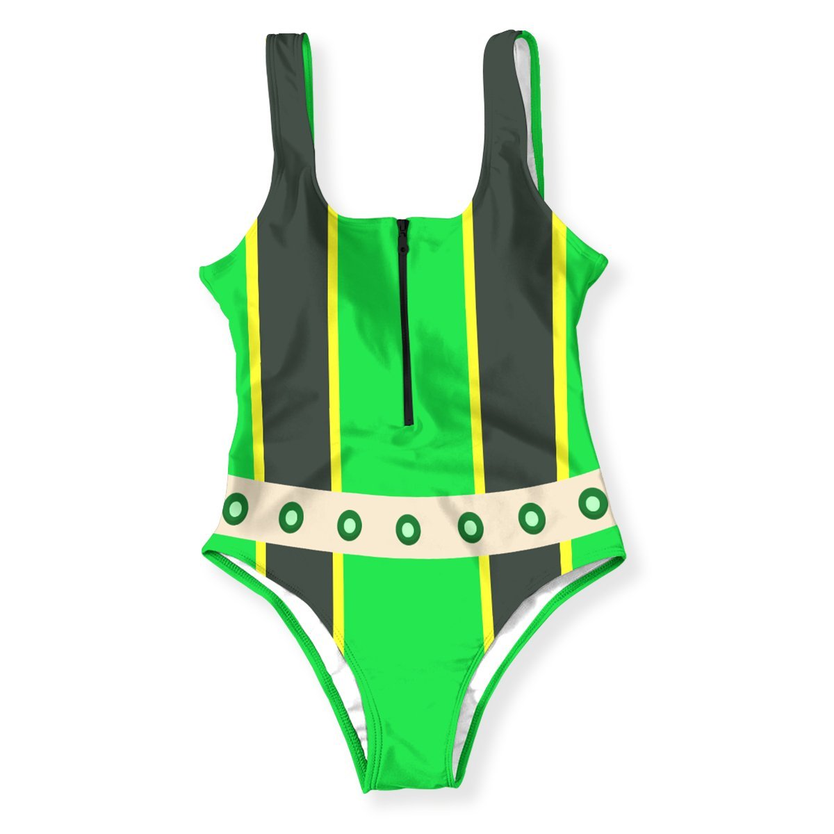 UA High Tsuyu One Piece Swimsuit FDM3107 XS Official Anime Swimsuit Merch