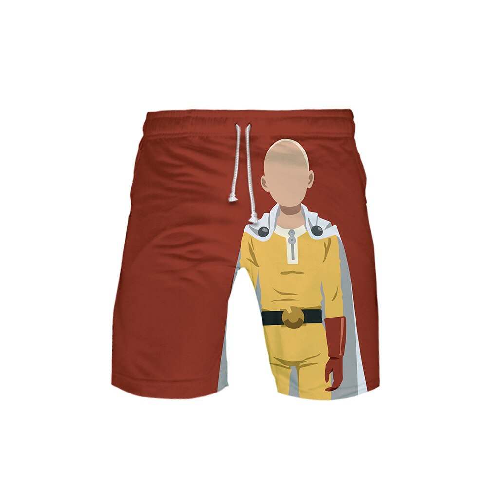 3D One Punch Man Mens Swimwear Swim Shorts Kids Beach Board Shorts Swimming Pants Swimsuit Mens 3 - Anime Swimsuits
