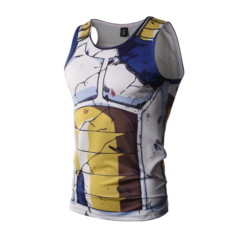 Bodybuilding 3D Printed Tank Tops Men Vest Compression Shirt Male Singlet Anime Cosplay Tees Summer Sleeveles - Anime Swimsuits