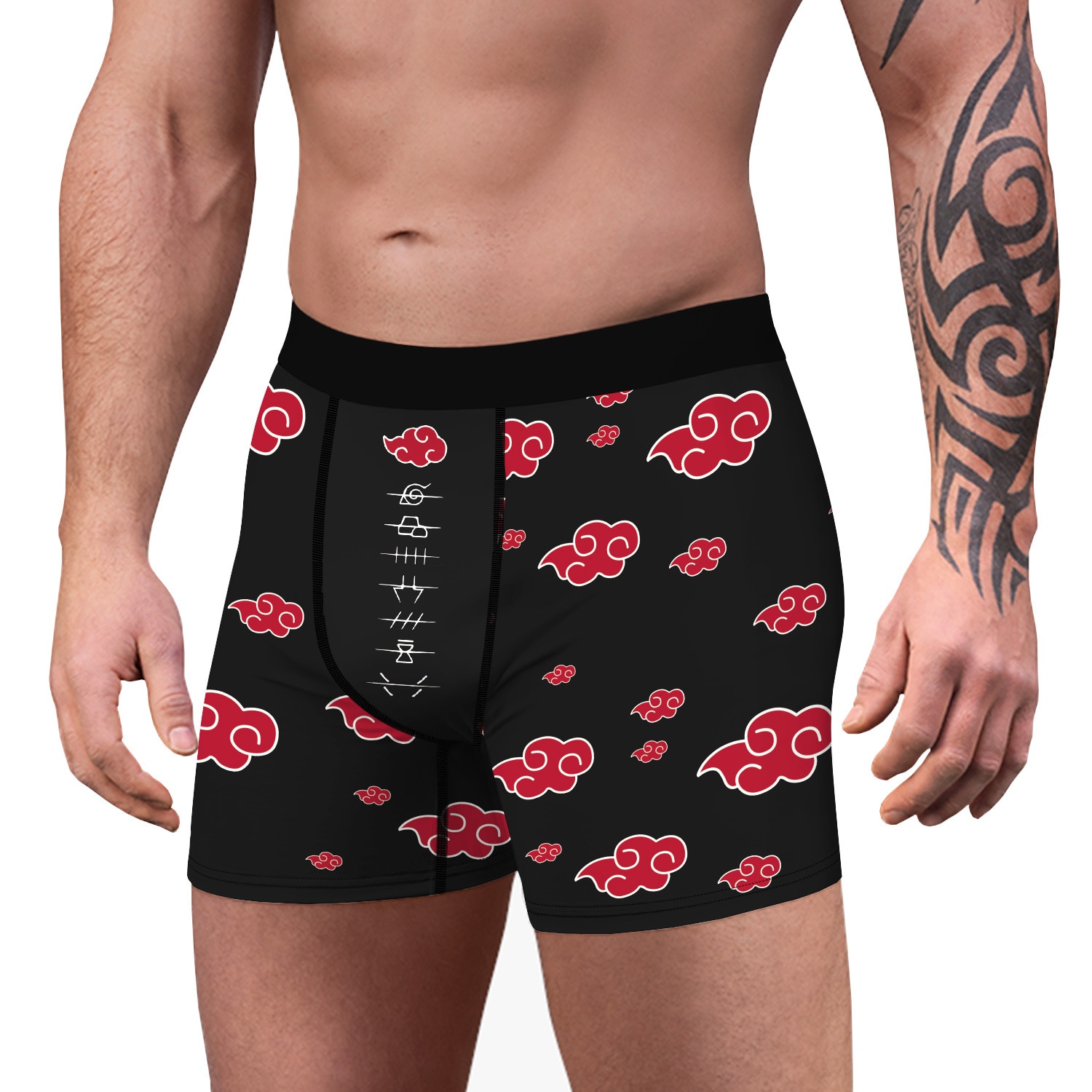 Hokage Akatsuki Ninja Cosplay Underpants Boxer Shorts Man Male Panties Breathable Mens Underwear Prop 3 - Anime Swimsuits