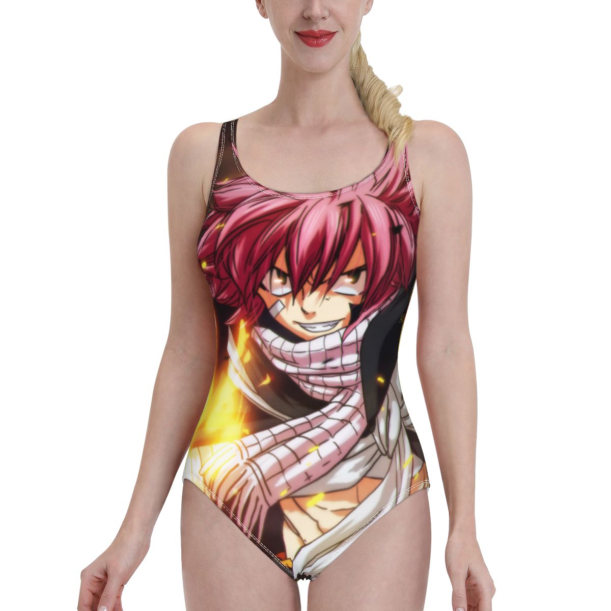 Swimsuit female 2021 new Fairy Tail sexy one piece swimsuit sexy show thin holiday hot spring - Anime Swimsuits