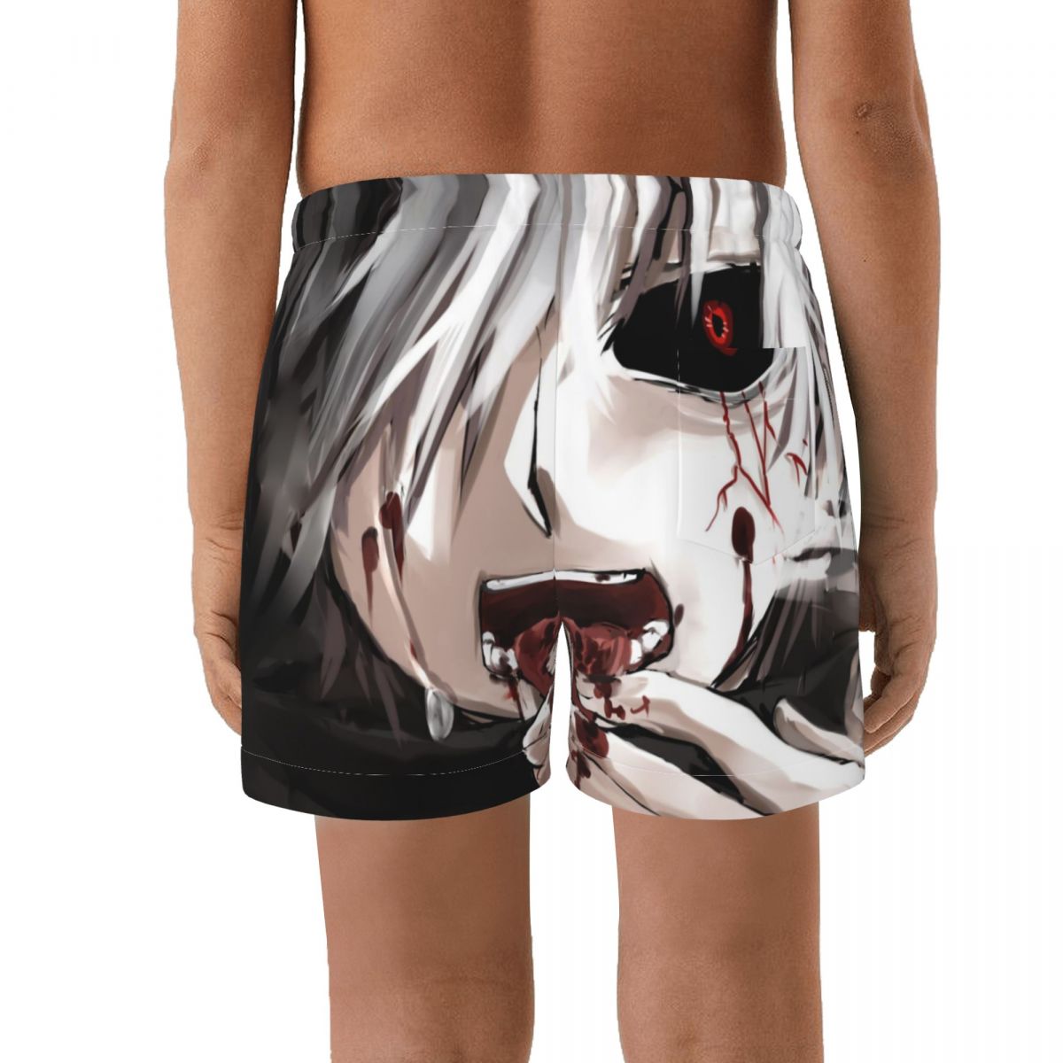 Tokyo Ghoul Hot sell swimming Trunks boy s Beach shorts Hi Q Swimwear with Pocket trunks 2 - Anime Swimsuits