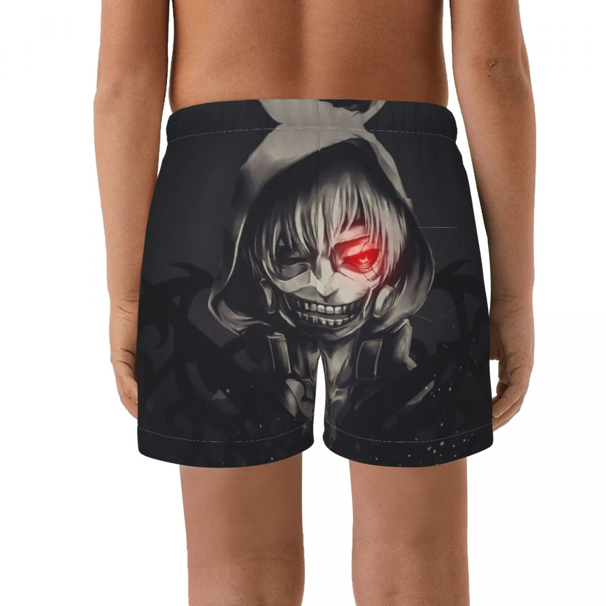 Tokyo Ghoul Shorts boy Quick Dry Swimwear Swimsuits Swim Boxer Trunks Surf Board Shorts With belt 1 - Anime Swimsuits