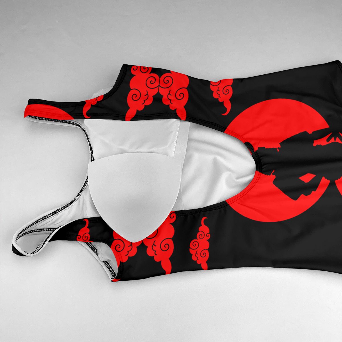 sexy Bikinis Swimsuit Akatsuki Japanese Samurai Design Dark Edition Lightweight Sweat Patriot Beach wear Creative Swimwear 1 - Anime Swimsuits