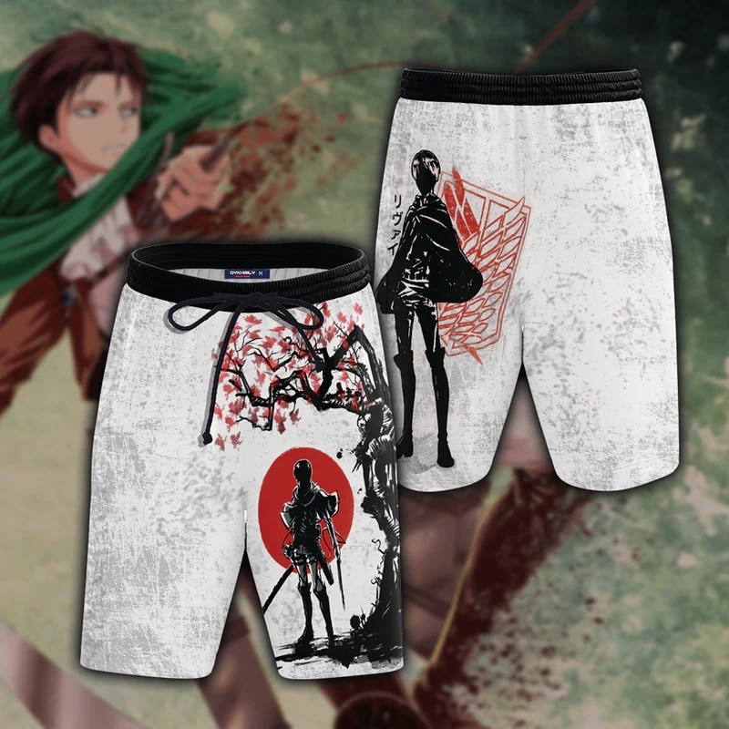 Newest 3D Attack On Titan Printed Men Women kids Beach Shorts Quick Dry Bermuda Surf Swimming - Anime Swimsuits